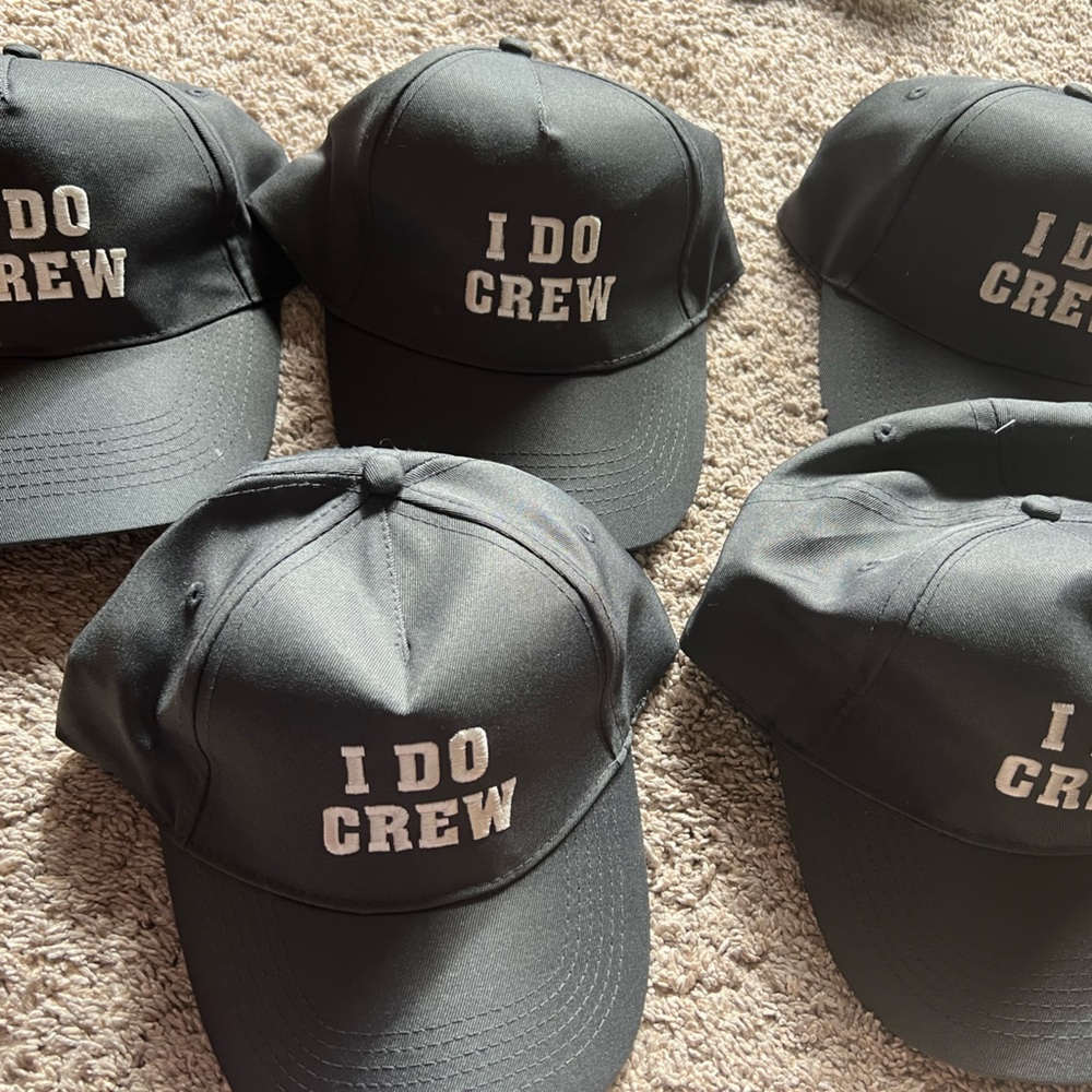 I Do crew hats